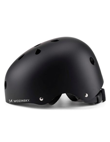 
Lengvas BMX paspirtuko šalmas 54–58 cm – juodas
