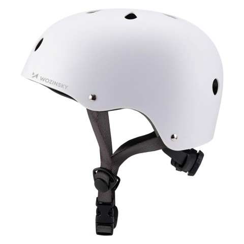 
Lengvas BMX paspirtuko šalmas 54–58 cm – baltas
