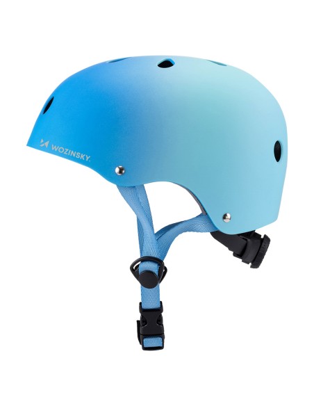 
BMX dviračio šalmas paspirtukams 48-52 cm - mėlynas gradientas
