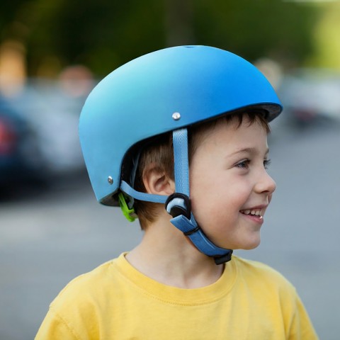
BMX dviračio šalmas paspirtukams 48-52 cm - mėlynas gradientas
