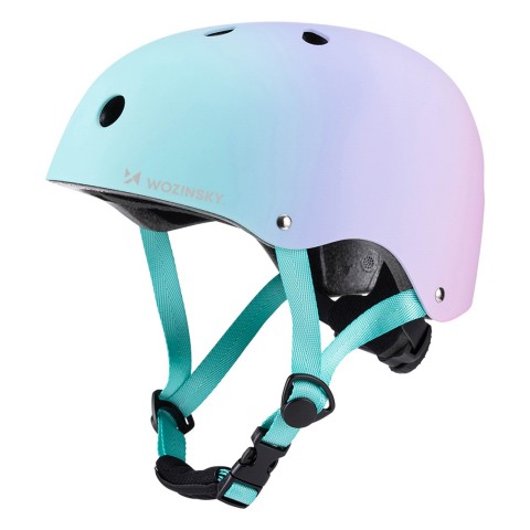 
BMX dviračio šalmas paspirtukams 54-58 cm - rausvas gradientas
