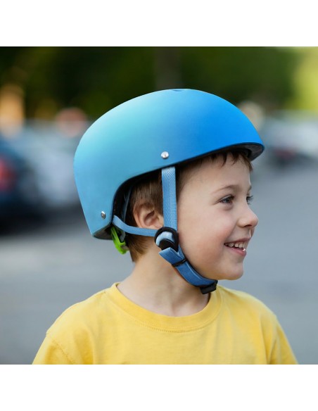 
BMX dviračio šalmas paspirtukams 54-58 cm - mėlynas gradientas
