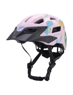 
Vaikiškas MTB dviračio šalmas su nuimamu skydeliu 48–52 cm – rožinis
