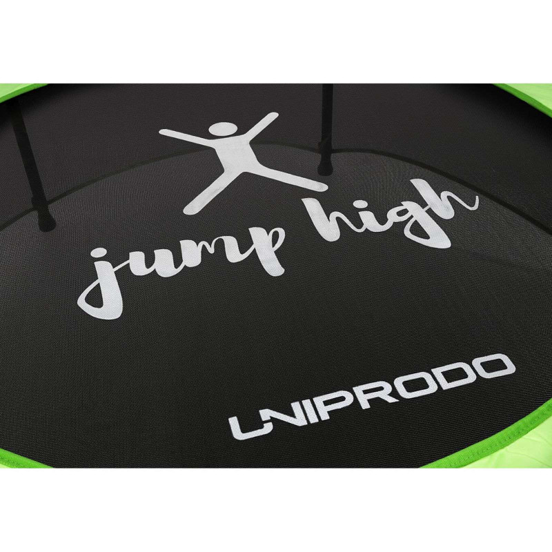 Batutas vaikams su apsauginiu tinkleliu iki 50 kg diametro. 140 cm žalios spalvos