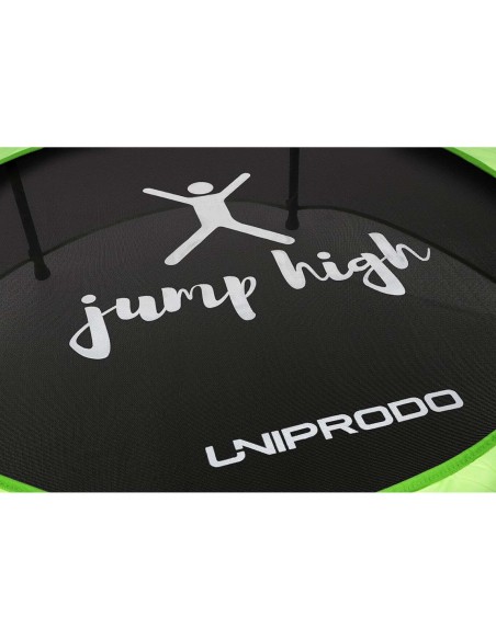 Batutas vaikams su apsauginiu tinkleliu iki 50 kg diametro. 140 cm žalios spalvos