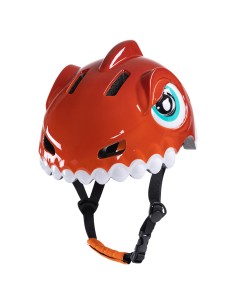 
Vaikiškas dviračio šalmas 52-56 cm - raudonas dinozauras
