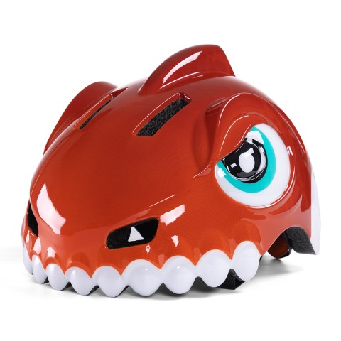 
Vaikiškas dviračio šalmas 52-56 cm - raudonas dinozauras
