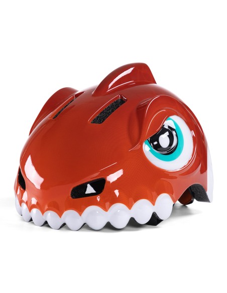 
Vaikiškas dviračio šalmas 52-56 cm - raudonas dinozauras
