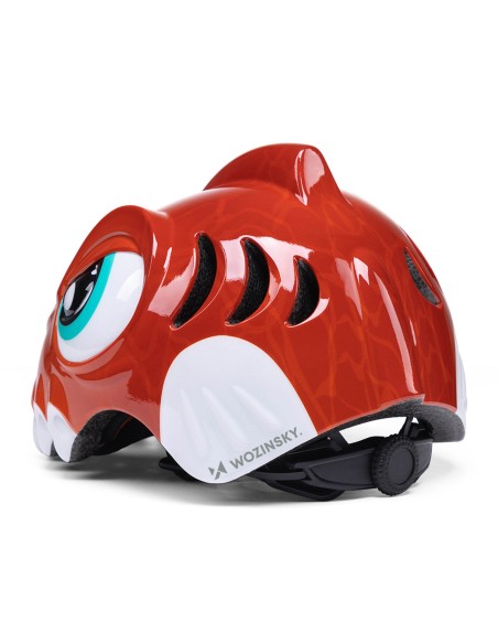 
Vaikiškas dviračio šalmas 52-56 cm - raudonas dinozauras
