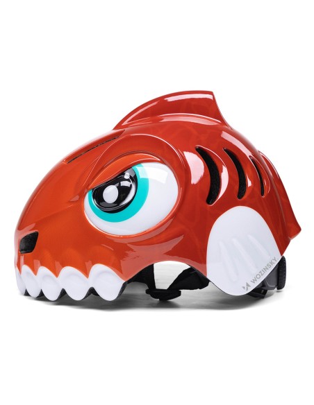 
Vaikiškas dviračio šalmas 52-56 cm - raudonas dinozauras
