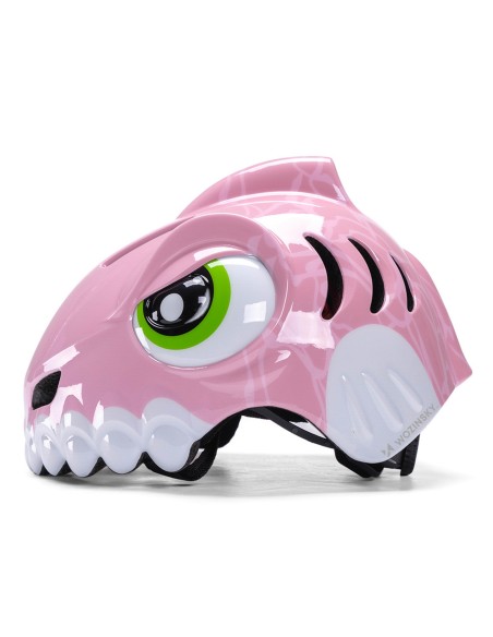 
Vaikiškas dviračio šalmas 52-56 cm - rožinis dinozauras
