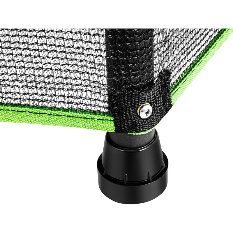 Batutas vaikams su apsauginiu tinkleliu iki 50 kg diametro. 140 cm žalios spalvos