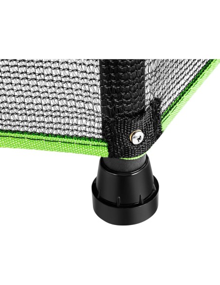 Batutas vaikams su apsauginiu tinkleliu iki 50 kg diametro. 140 cm žalios spalvos