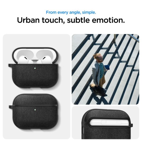 
„AirPods Pro 3 Urban Fit“ dėklas – juodas
