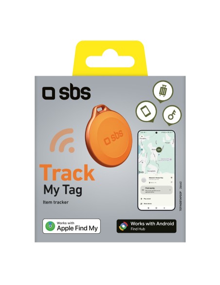 
Universalus lagamino raktų sekiklis „Track My Tag“ – oranžinis
