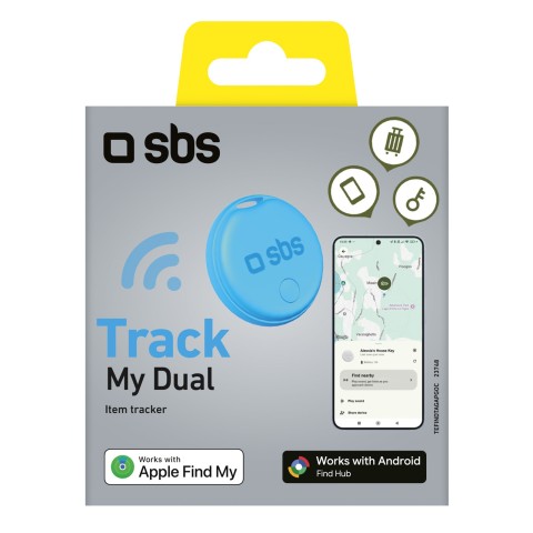 
„Track My Dual Backpack“ universalus raktų ieškiklis – mėlynas
