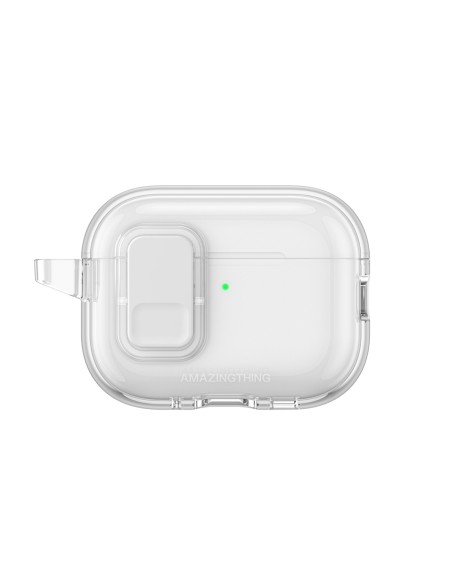 
„AirPods Pro 3“ minimalaus dydžio dėklas – permatomas

