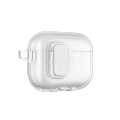 
„AirPods Pro 3“ minimalaus dydžio dėklas – permatomas
