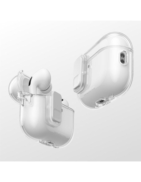 
„AirPods Pro 3“ minimalaus dydžio dėklas – permatomas

