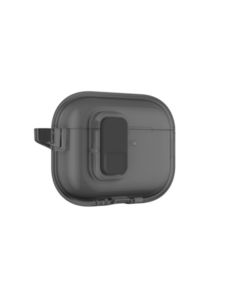 
„AirPods Pro 3“ minimalaus dizaino dėklas – juodas

