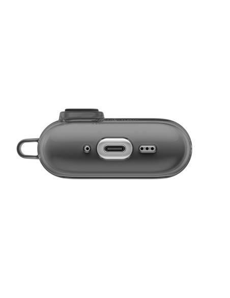 
„AirPods Pro 3“ minimalaus dizaino dėklas – juodas
