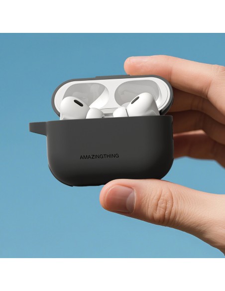 
„AirPods Pro 3 Omni“ dėklas titaninis – juodas
