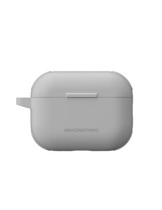 
„AirPods Pro 3 Omni“ dėklas titano spalvos – baltas
