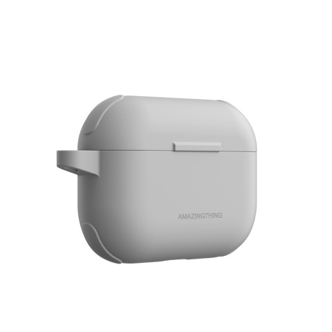 
„AirPods Pro 3 Omni“ dėklas titano spalvos – baltas
