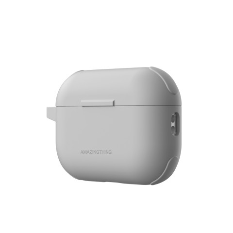 
„AirPods Pro 3 Omni“ dėklas titano spalvos – baltas
