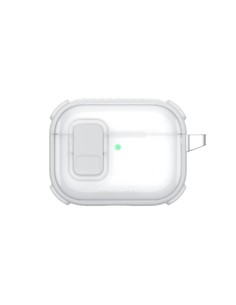 
„AirPods Pro 3 Titan Pro Mag“ dėklas – skaidrus, baltas
