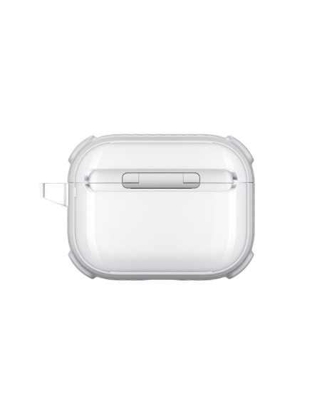 
„AirPods Pro 3 Titan Pro Mag“ dėklas – skaidrus, baltas
