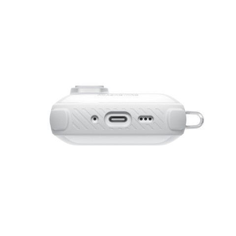 
„AirPods Pro 3 Titan Pro Mag“ dėklas – skaidrus, baltas

