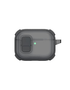 
„AirPods Pro 3 Titan Pro Mag“ dėklas – skaidrus, juodas
