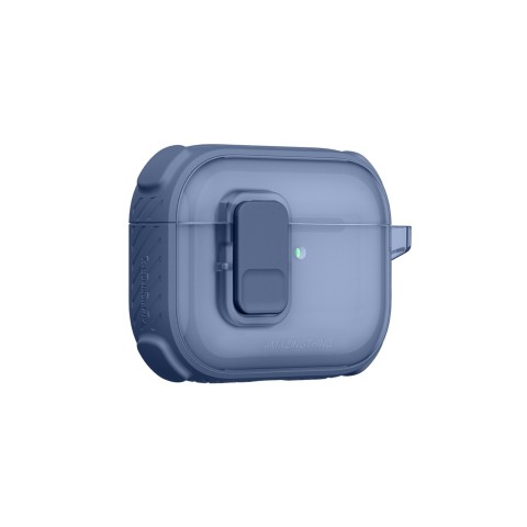 
„AirPods Pro 3 Titan Pro Mag“ dėklas – skaidrus, mėlynas
