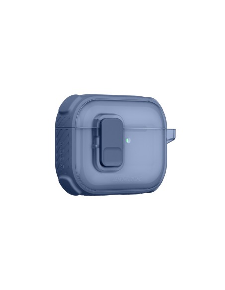 
„AirPods Pro 3 Titan Pro Mag“ dėklas – skaidrus, mėlynas
