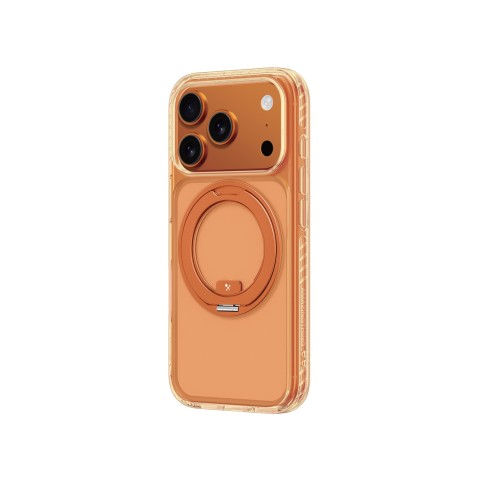 
„iPhone 17 Pro Titan Pro Spin MagSafe“ dėklas – oranžinis
