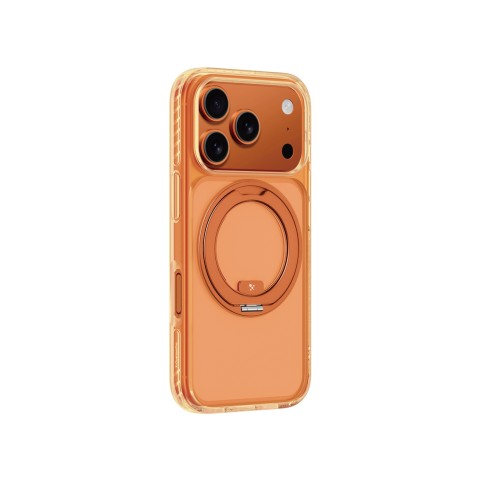 
„iPhone 17 Pro Titan Pro Spin MagSafe“ dėklas – oranžinis
