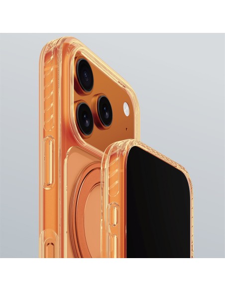 
„iPhone 17 Pro Titan Pro Spin MagSafe“ dėklas – oranžinis
