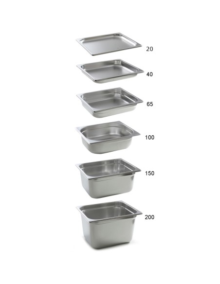 GN 2/1 nerūdijančio plieno konteineris Profi Line aukštis 40 mm - Hendi 801147 GN 2/1 nerūdijančio plieno konteineris Profi Line aukštis 40 mm - Hendi 801147