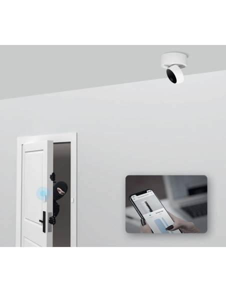 IP kamera WiFi bevielis besisukantis interneto stebėjimas Full HD 1080P baltas GK-200MP2-B IP kamera WiFi bevielis besisukantis interneto stebėjimas Full HD 1080P baltas GK-200MP2-B