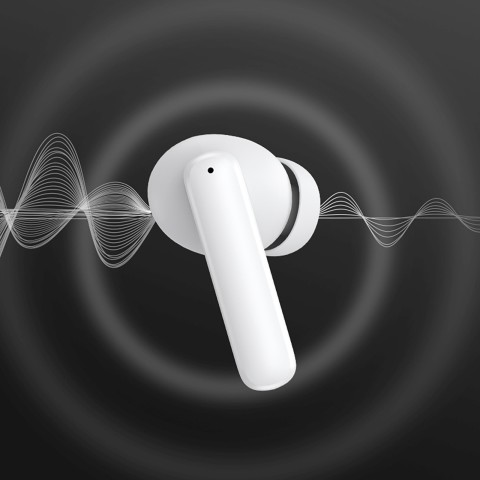 
T13 ANC IPX5 belaidės „Bluetooth“ ausinės – baltos
