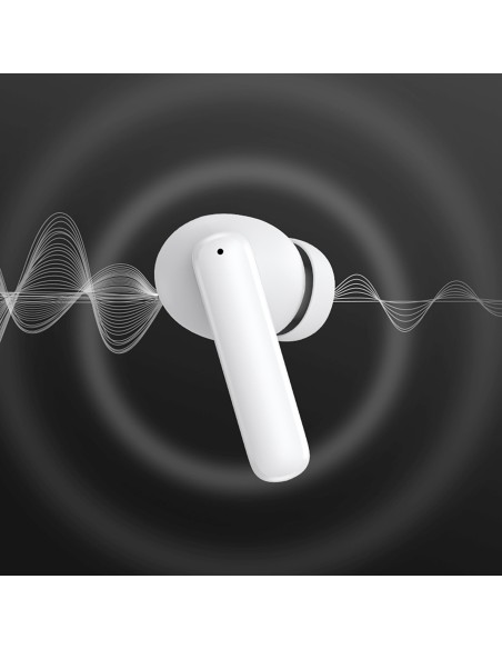 
T13 ANC IPX5 belaidės „Bluetooth“ ausinės – baltos
