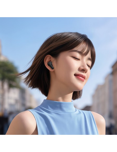 
„MeloBuds N30 ANC Bluetooth IPX4“ belaidės į ausis įdedamos ausinės – juodos
