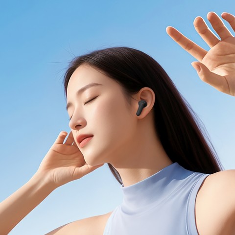 
„MeloBuds N30 ANC Bluetooth IPX4“ belaidės į ausis įdedamos ausinės – juodos
