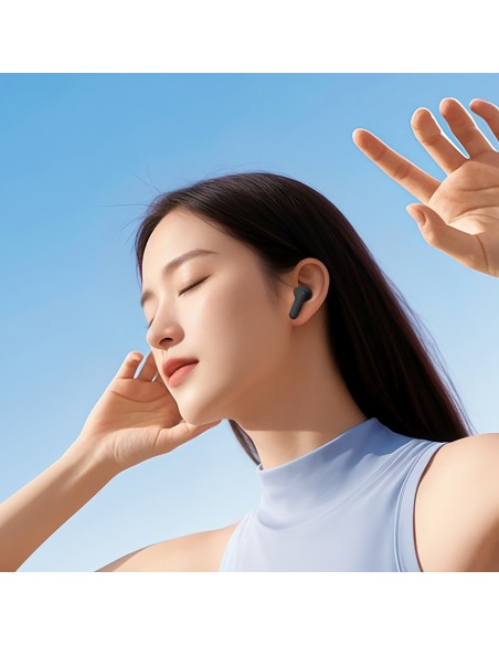 
„MeloBuds N30 ANC Bluetooth IPX4“ belaidės į ausis įdedamos ausinės – juodos
