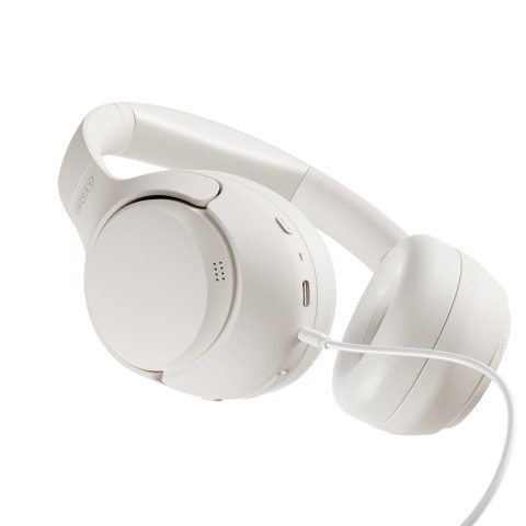 
H3 ANC belaidės „Bluetooth“ didelės raiškos garso ausinės – baltos
