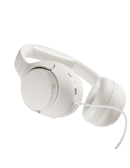 
H3 ANC belaidės „Bluetooth“ didelės raiškos garso ausinės – baltos

