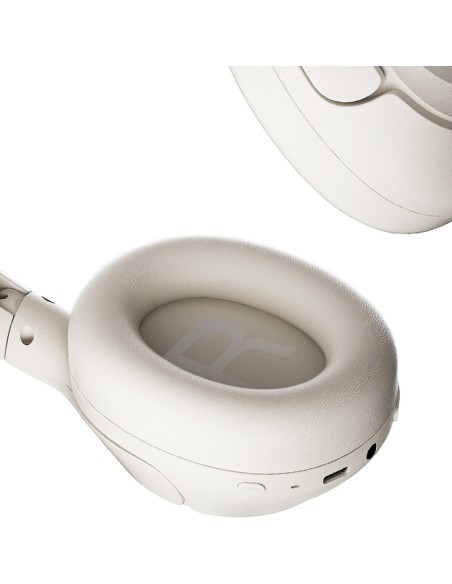 
H3 ANC belaidės „Bluetooth“ didelės raiškos garso ausinės – baltos
