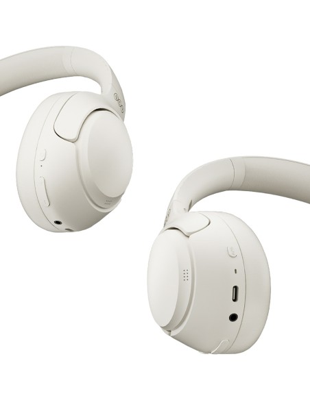 
H3 ANC belaidės „Bluetooth“ didelės raiškos garso ausinės – baltos
