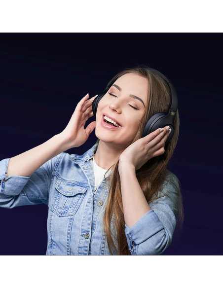 
H3 ANC belaidės „Bluetooth“ didelės raiškos garso ausinės – mėlynos
